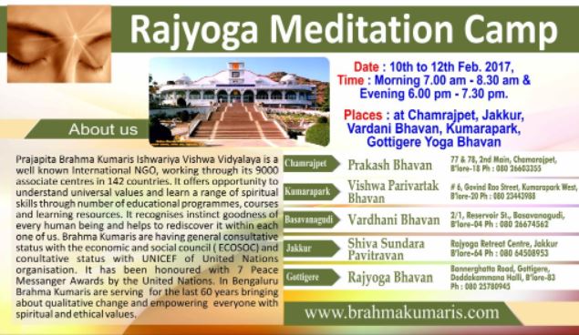 Rajyoga Meditation Camp